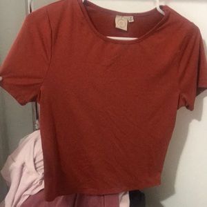 Rust Size M Short Sleeve Tee